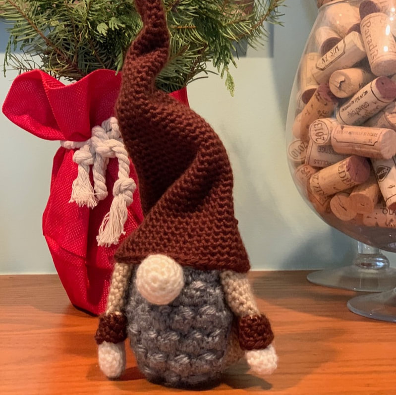 Crocheted Christmas Gnome