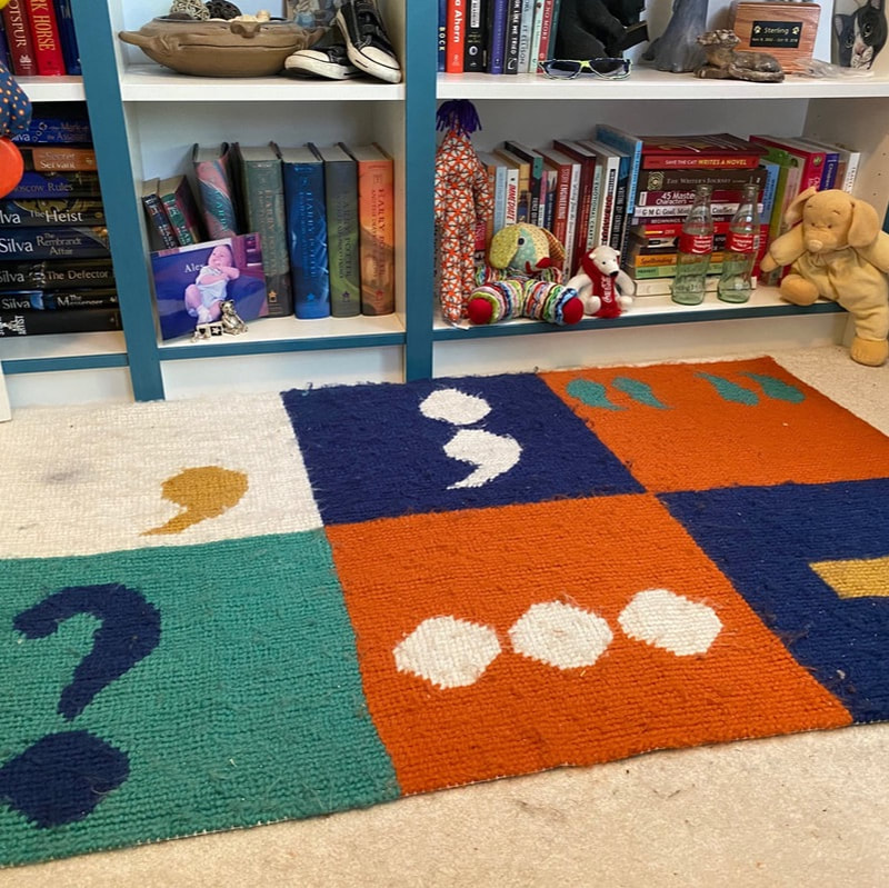 Crocheted rug
